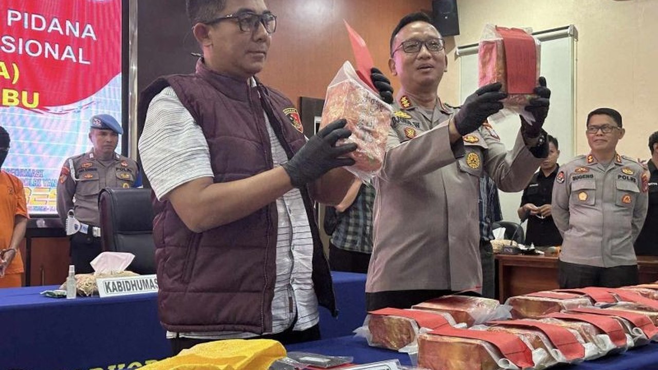 Polda Sulteng Ungkap Jaringan Internasional: 24 Kg Sabu Dimusnahkan