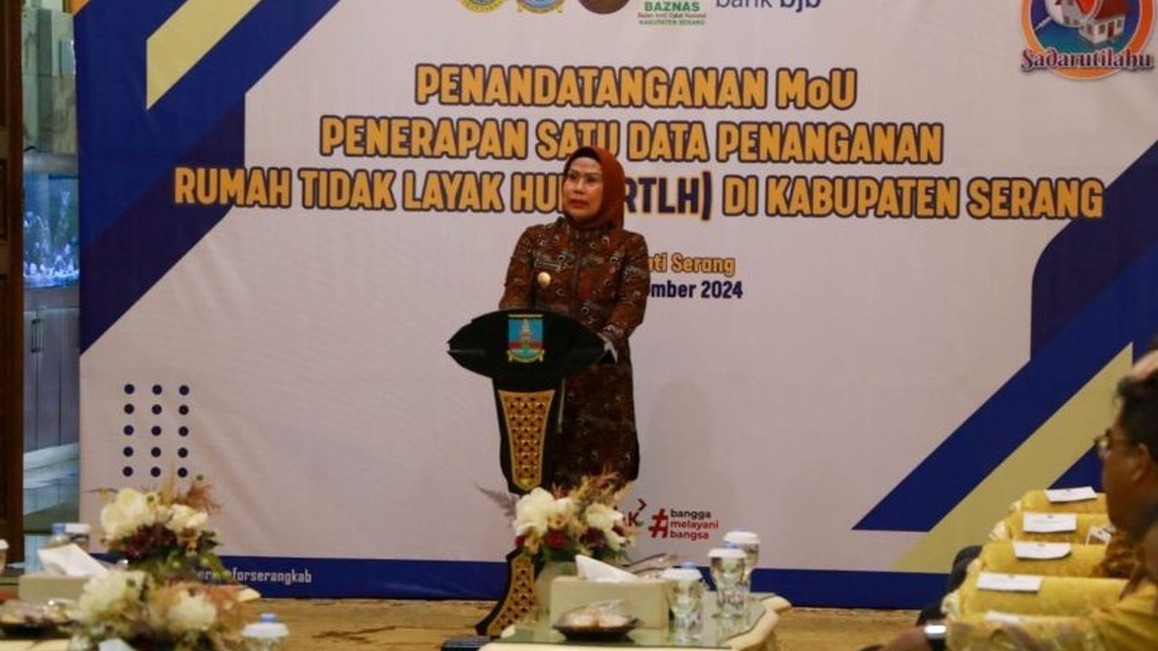 Pemerintah Kabupaten Serang tengah memverifikasi 200 penerima bantuan perbaikan Rumah Tidak Layak Huni (RTLH) dari total anggaran Rp5 miliar, dengan prioritas pembangunan rumah baru, bukan peningkatan.