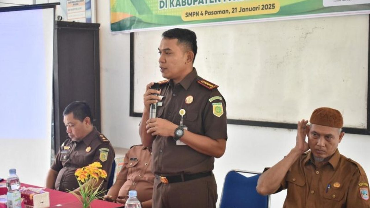 Kejari Pasaman Barat: Program Jaksa Masuk Sekolah Mencegah Kenakalan Remaja