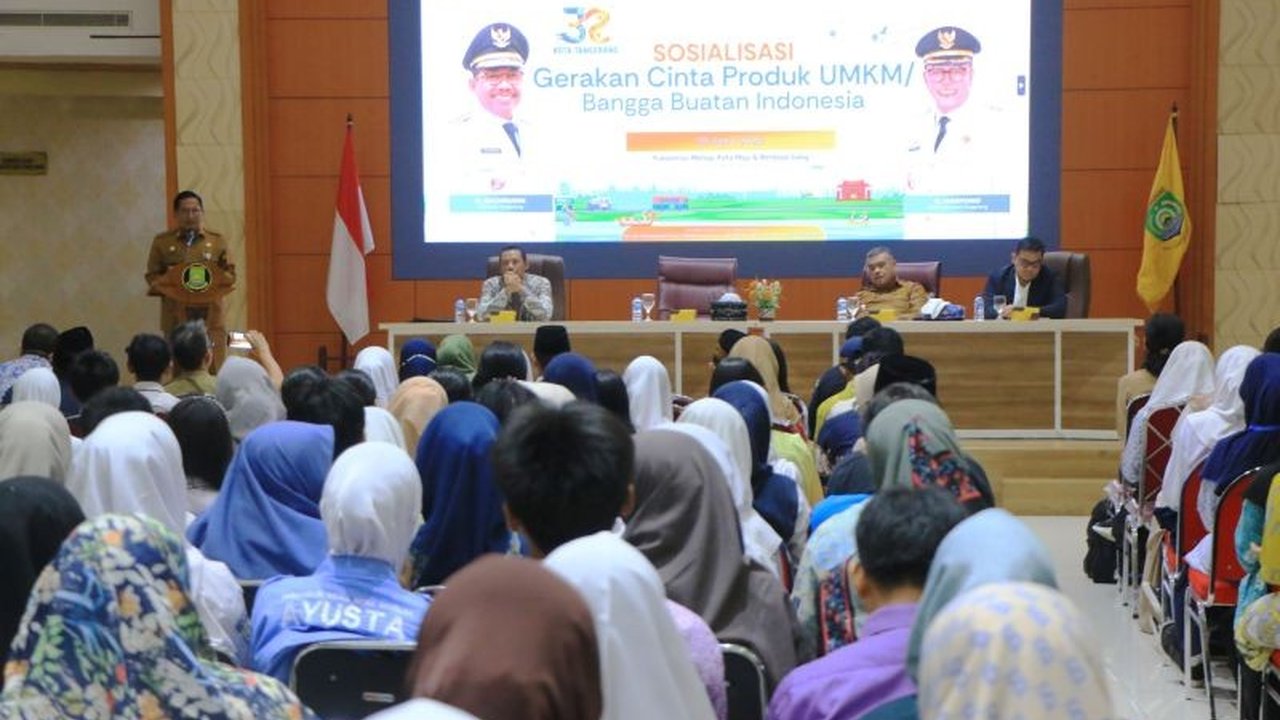Pemerintah Kota Tangerang menggelar sosialisasi Gerakan Bangga Buatan Indonesia (BBI) untuk menumbuhkan kecintaan generasi muda terhadap produk lokal dan UMKM Kota Tangerang.