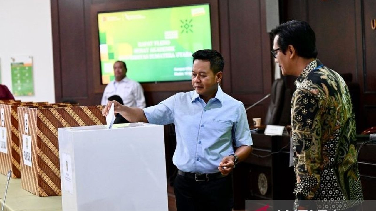 Universitas Sumatera Utara (USU) mengumumkan 18 anggota Majelis Wali Amanat (MWA) terpilih untuk periode 2025-2030, terdiri dari 8 perwakilan senat akademik dan 10 unsur masyarakat.