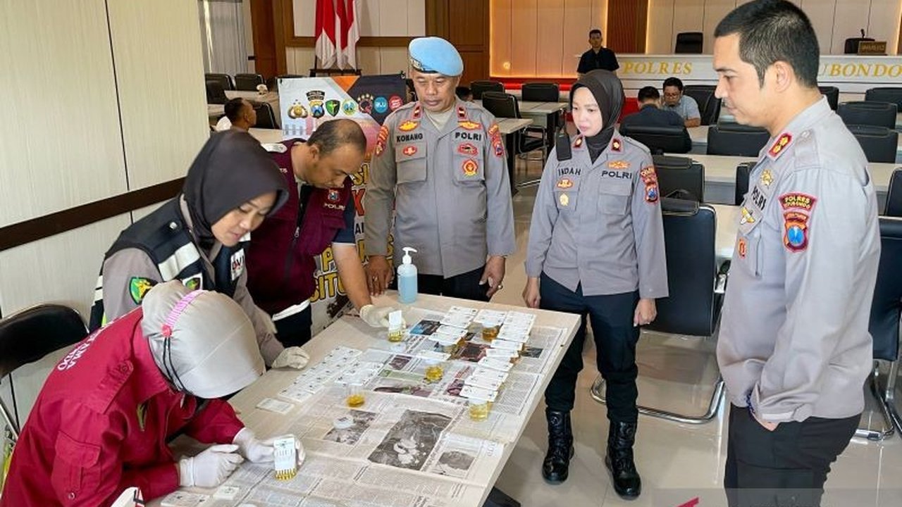 Tes Urine Dadakan di Polres Situbondo: Seluruh Anggota Negatif Narkoba
