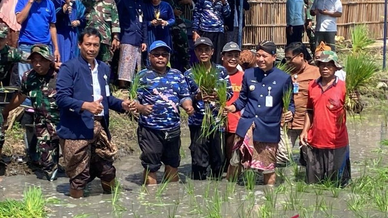 Pemkab Kudus berkomitmen menjaga ketahanan pangan lewat program tanam padi seluas 26.229 hektare, melampaui target dan melibatkan TNI serta Bulog.
