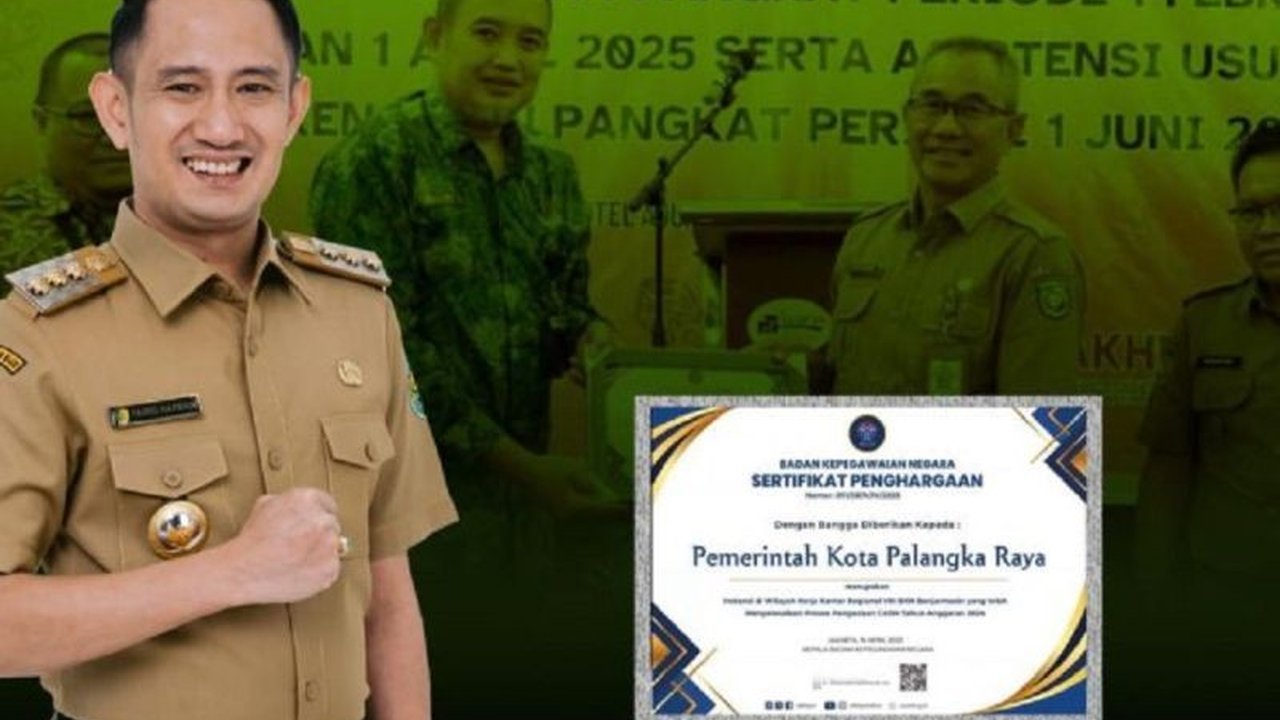Pemerintah Kota Palangka Raya meraih penghargaan atas penyelesaian pengadaan CASN 2024, menandakan komitmen dalam menciptakan birokrasi yang lebih baik dan pelayanan publik optimal.