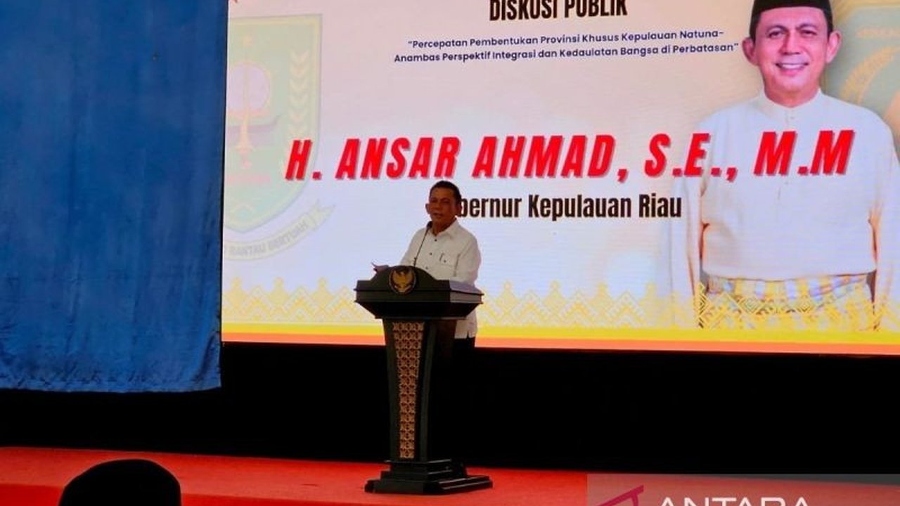Gubernur Kepri mengusulkan pembentukan DOB Natuna-Anambas untuk memperkuat kedaulatan negara dan memanfaatkan potensi sumber daya alam yang melimpah di wilayah perbatasan tersebut.