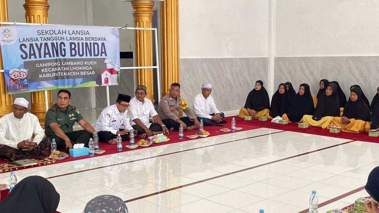 Pemerintah Kabupaten Aceh Besar meluncurkan sekolah lansia di Lambaro Kueh untuk meningkatkan kesejahteraan dan kualitas hidup para lansia melalui kegiatan belajar dan silaturahmi.