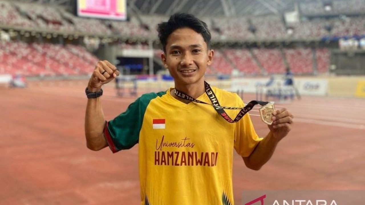 Mahasiswa Universitas Hamzanwadi, Yad Hapizudin, raih medali emas dalam nomor lari 1.500 meter di ajang Singapore Open Track and Field Championship 2025, mengharumkan nama Indonesia di kancah internasional.