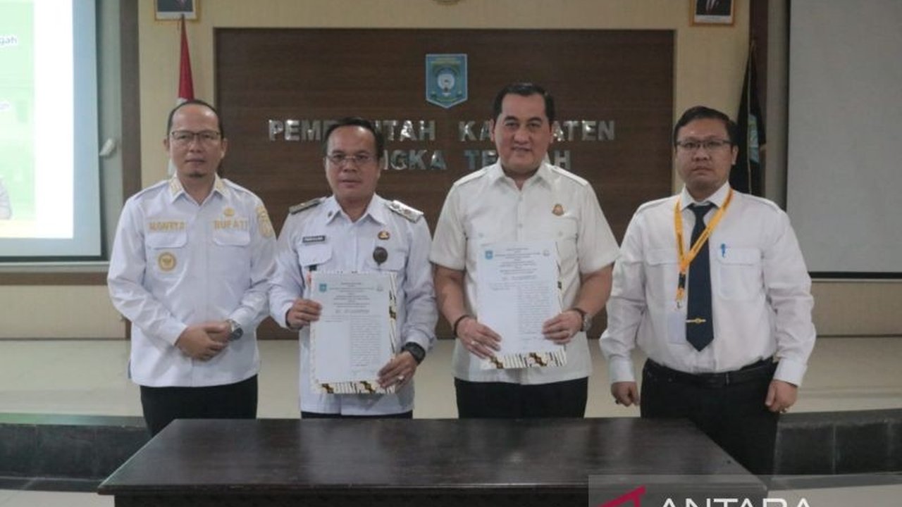 Pemkab Bangka Tengah Jalin Kerja Sama dengan Kejari Awasi Penggunaan Dana Desa