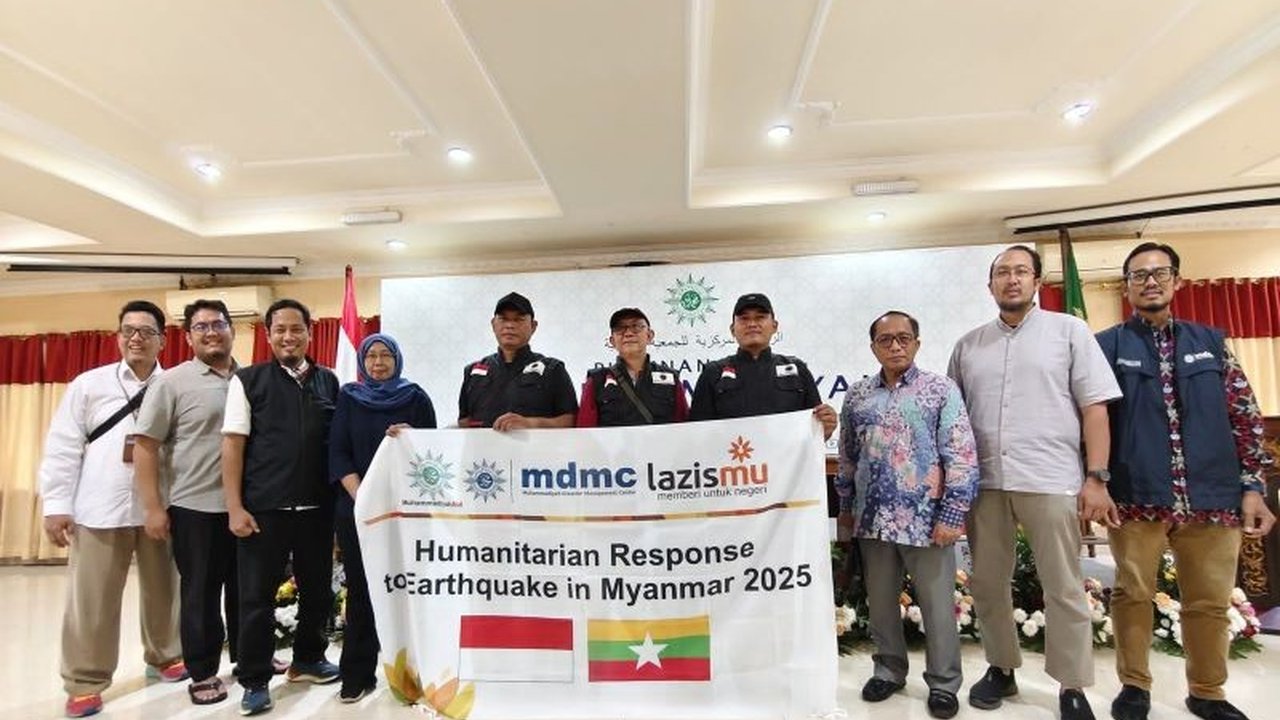 PP Muhammadiyah melalui MDMC dan LazisMu mengirimkan bantuan kemanusiaan pascagempa dahsyat di Myanmar, mendistribusikan bantuan untuk 1.000 keluarga dan 400 individu.