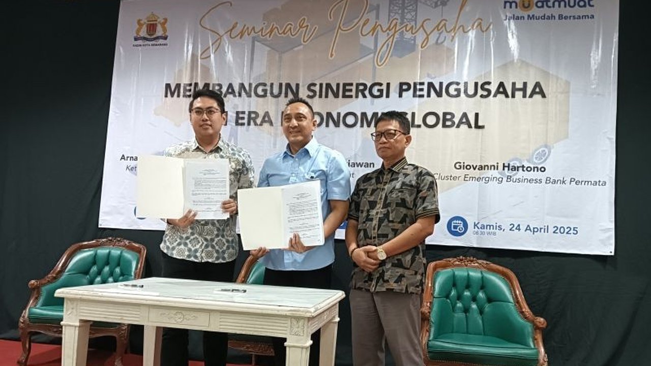 Kadin Kota Semarang dan MuatMuat sepakat bermitra untuk mendorong digitalisasi logistik yang diklaim mampu memangkas biaya hingga 24 persen bagi pelaku usaha.