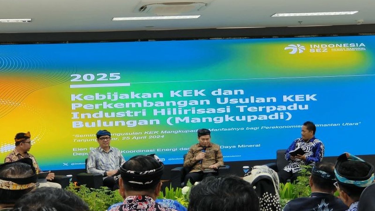 Pemerintah siapkan KEK Industri Hilirisasi Terpadu Bulungan di Kaltara seluas 11.696,53 hektare dengan proyeksi investasi Rp504 triliun dan serapan tenaga kerja hingga 140.796 orang, diharapkan mampu mendongkrak perekonomian Kaltara.