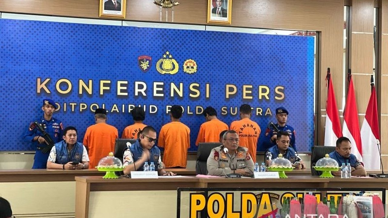 Dit Polairud Polda Sultra berhasil menangkap 5 pelaku pengeboman ikan yang menyebabkan potensi kerugian negara hingga Rp6,1 miliar dan merusak ekosistem laut di Sulawesi Tenggara.
