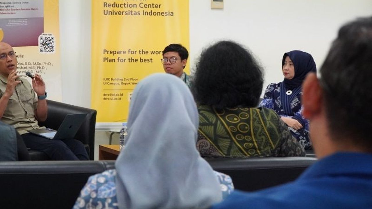 DRRC UI Luncurkan Buku Cegah Pandemi:  Panduan Bio-risiko dan Keselamatan Hayati