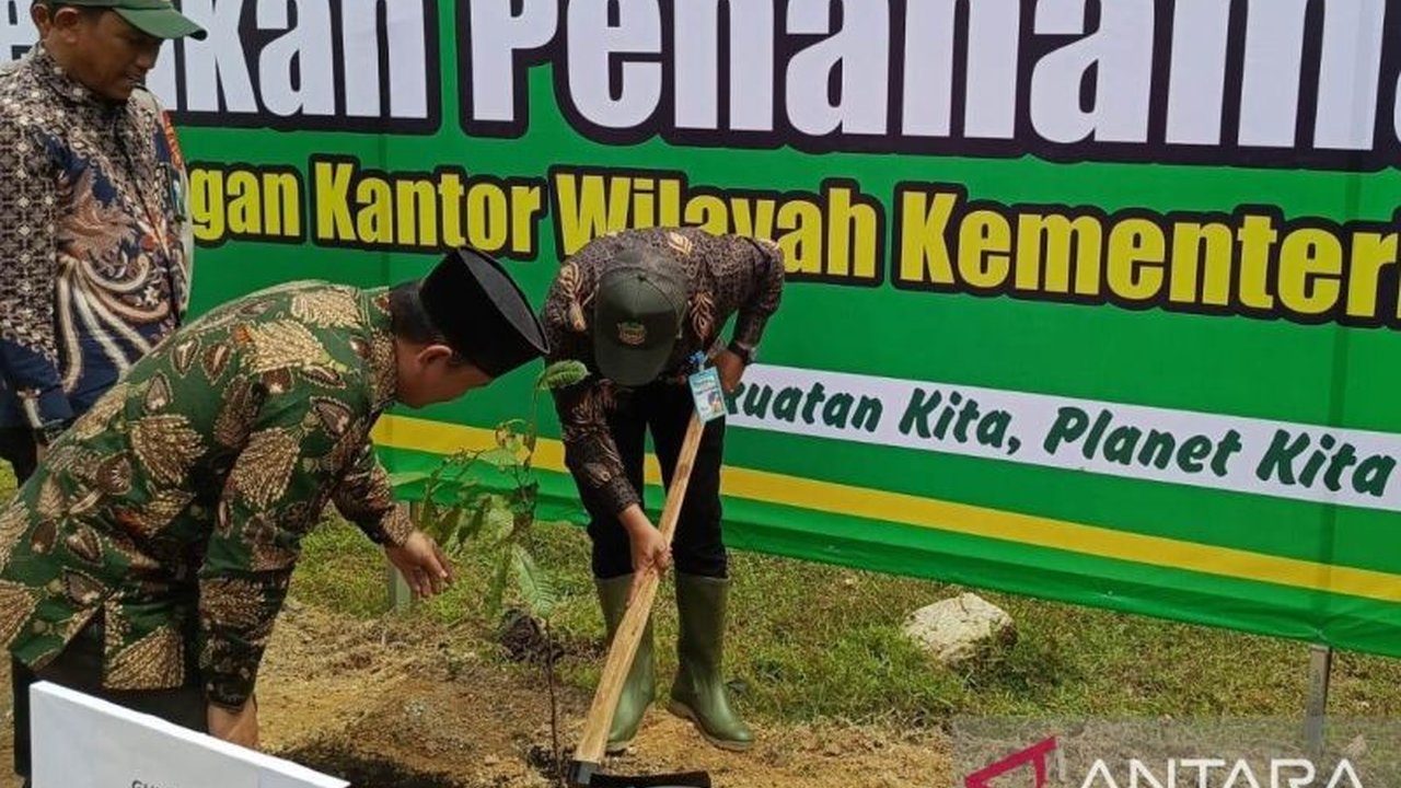 Kemenag Babel Tanam Ribuan Pohon Matoa di Madrasah: Wujud Komitmen Lestarikan Lingkungan