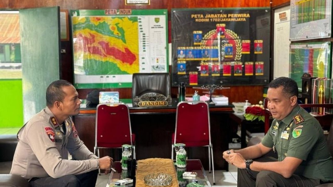 Polres Jayawijaya dan Kodim 1702 Jayawijaya meningkatkan koordinasi untuk menjaga keamanan dan ketertiban masyarakat (kamtibmas) di Wamena, Papua Pegunungan.