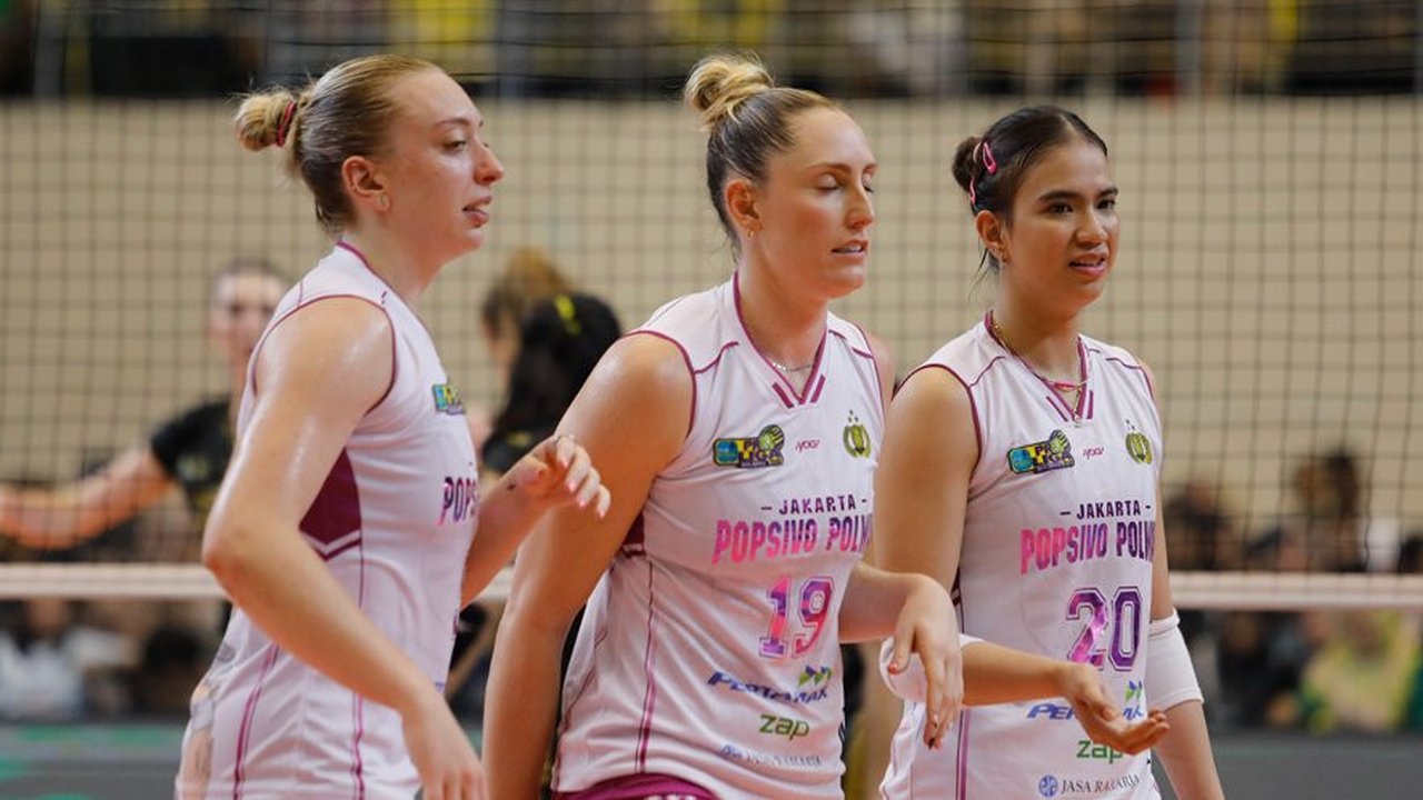 Hasil Final Four PLN Mobile Proliga 2025: Megawati Belum Bisa Main, Gresik Petrokimia Pupuk Indonesia Dibekuk Jakarta Popsivo Polwan