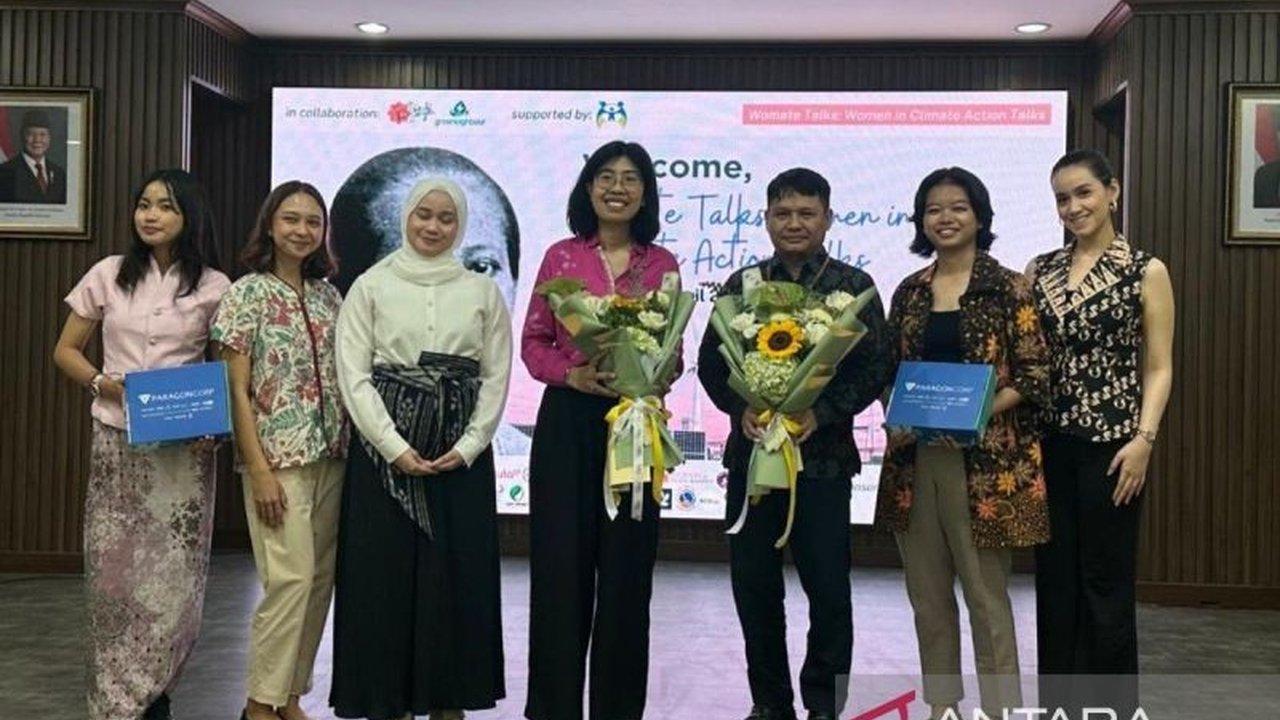 Diskusi Womate Talks, hasil kolaborasi Srikandi Berkarya dan Green Neighbour, soroti peran penting perempuan dalam aksi perubahan iklim dan menghasilkan rekomendasi kebijakan untuk pemerintah.