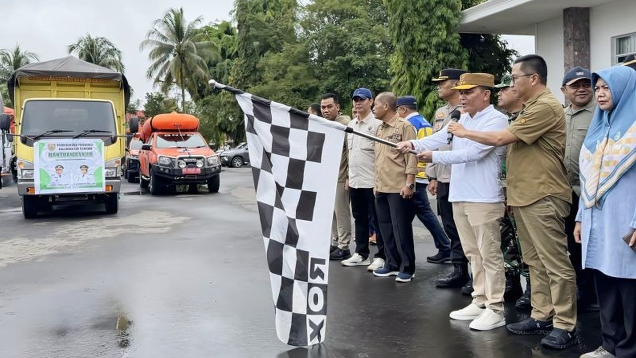 Gubernur Kalimantan Tengah, Agustiar Sabran, mengirimkan bantuan darurat berupa 75 ton beras dan bantuan lainnya untuk meringankan beban 90 ribu warga yang terdampak banjir di wilayah Daerah Aliran Sungai (DAS) Barito.
