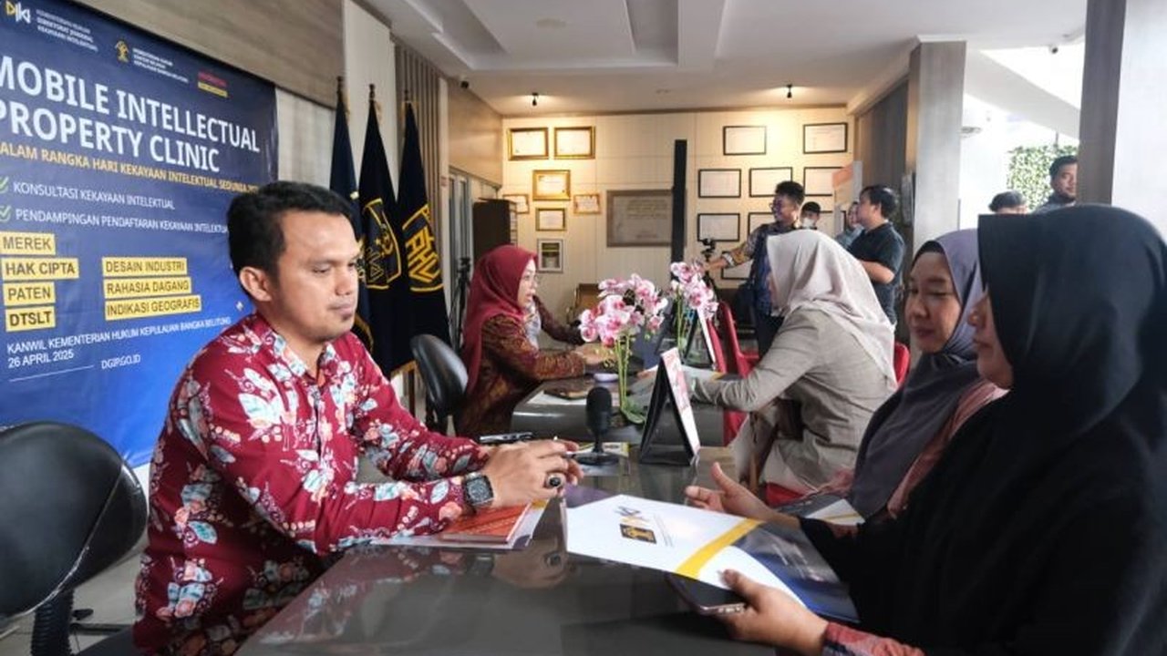 Kemenkumham menggelar klinik kekayaan intelektual keliling di Belitung, memberikan edukasi dan layanan konsultasi untuk melindungi karya kreatif dan inovasi anak bangsa di era digital.