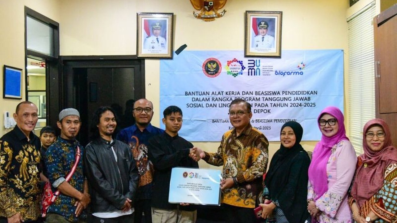 BNPT Beri Bantuan Beasiswa Rp106 Juta untuk Mitra Deradikalisasi di Depok