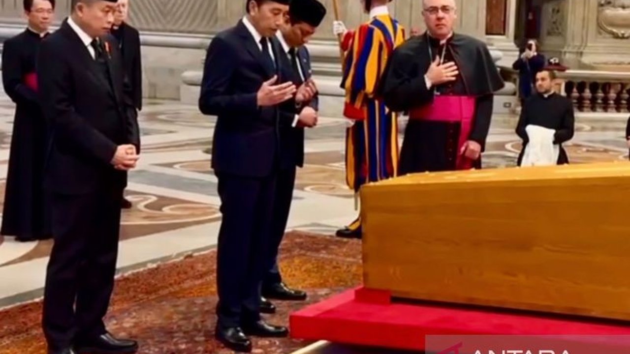 Jokowi Kirim Utusan Khusus Sampaikan Belasungkawa Atas Meninggalnya Paus Fransiskus