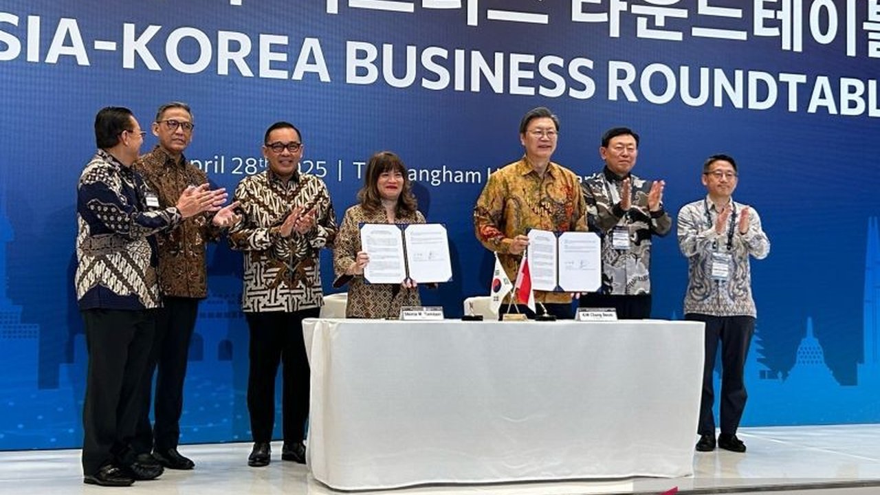 Kerja sama Indonesia-Korsel di sektor hilirisasi industri, energi terbarukan, dan ekonomi digital semakin kuat, ditandai dengan investasi Korsel yang mencapai Rp260 triliun hingga 2023.