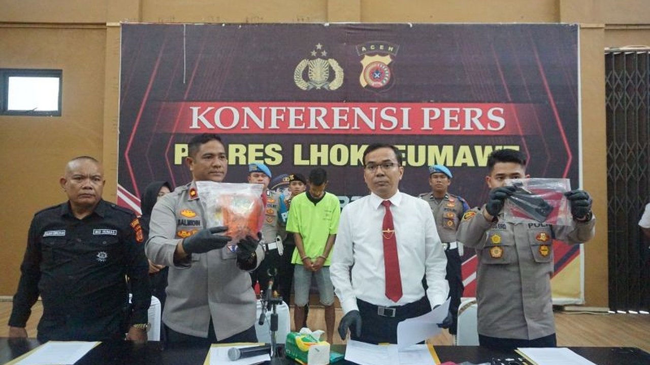 Pengungkapan kasus peredaran 1,1 kg sabu di Aceh Utara oleh Polres Lhokseumawe berhasil menangkap dua tersangka, sementara tiga lainnya masuk Daftar Pencarian Orang (DPO).