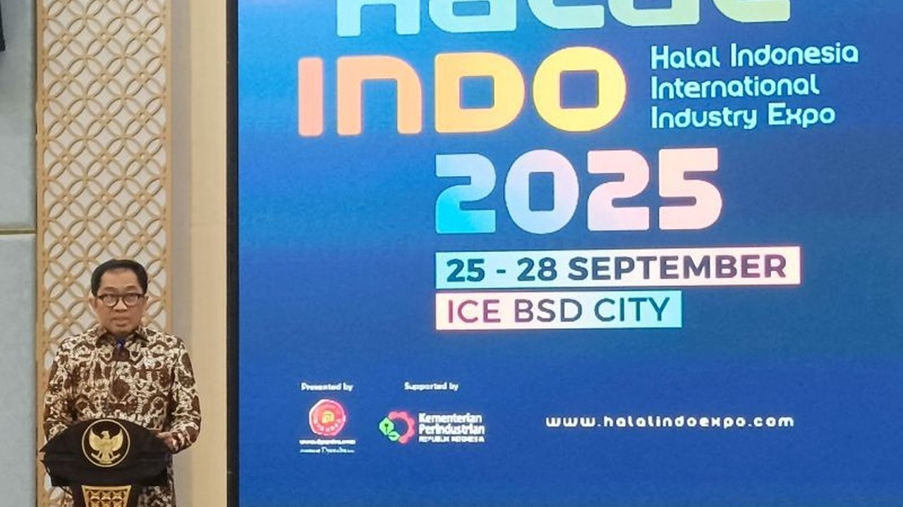Kemenperin targetkan Indonesia sebagai produsen halal terkemuka dunia, didukung potensi ekspor US$64,11 miliar dan peningkatan peringkat ekonomi syariah global.