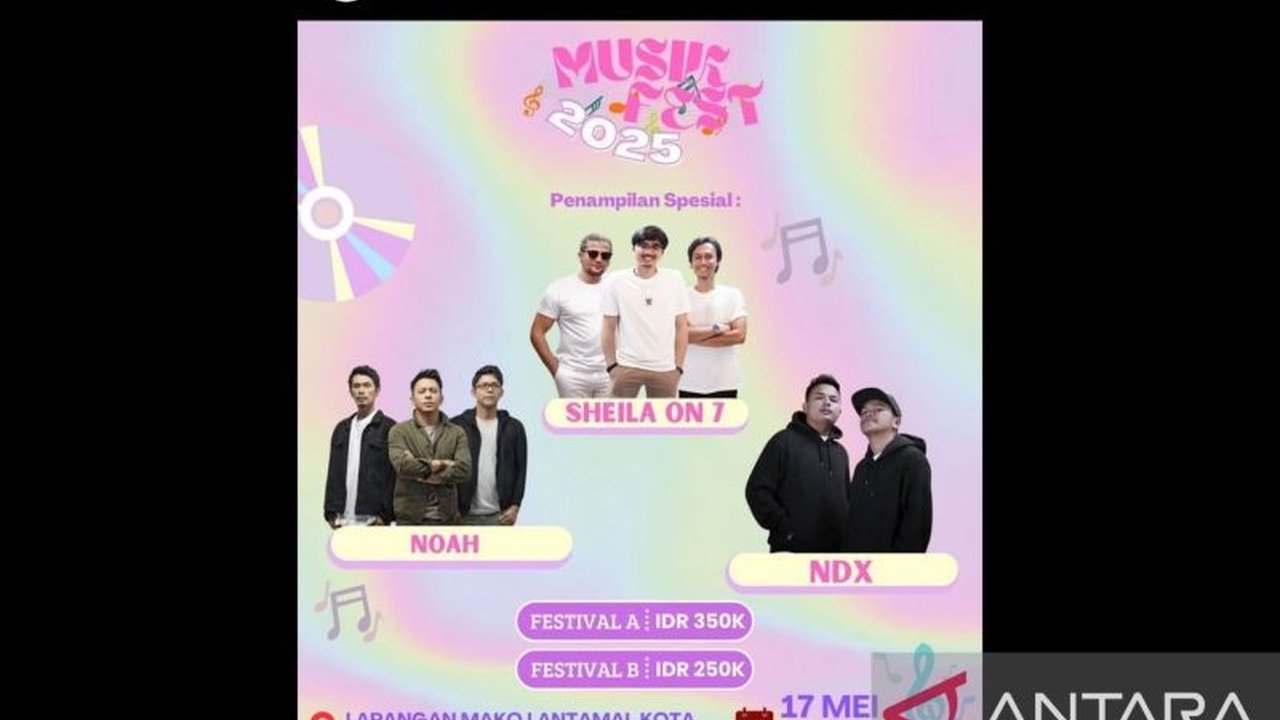 Lantamal IX Ambon membantah kabar hoaks konser Sheila On 7, Noah, dan NDX di Mako pada 17 Mei 2025; pelaku industri kreatif mengimbau masyarakat untuk waspada terhadap informasi di media sosial.