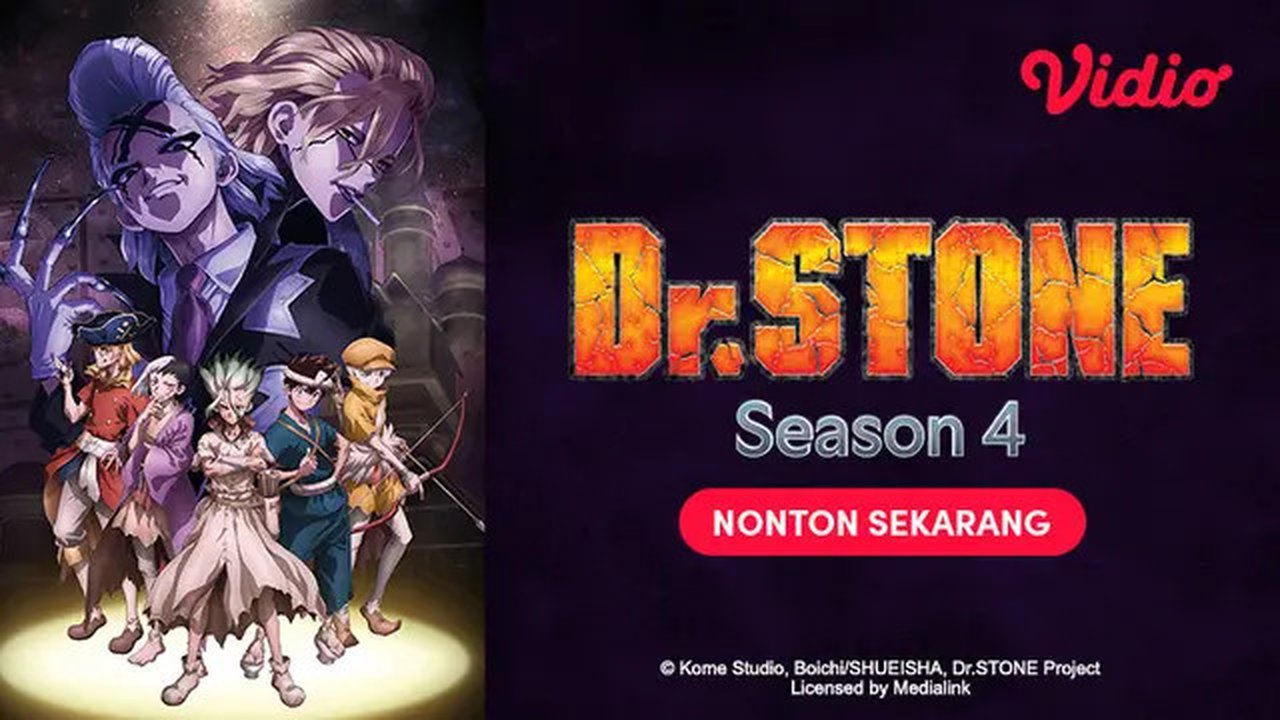 Nonton Dr. Stone Season 4 sub indo di Vidio (Dok. Vidio)