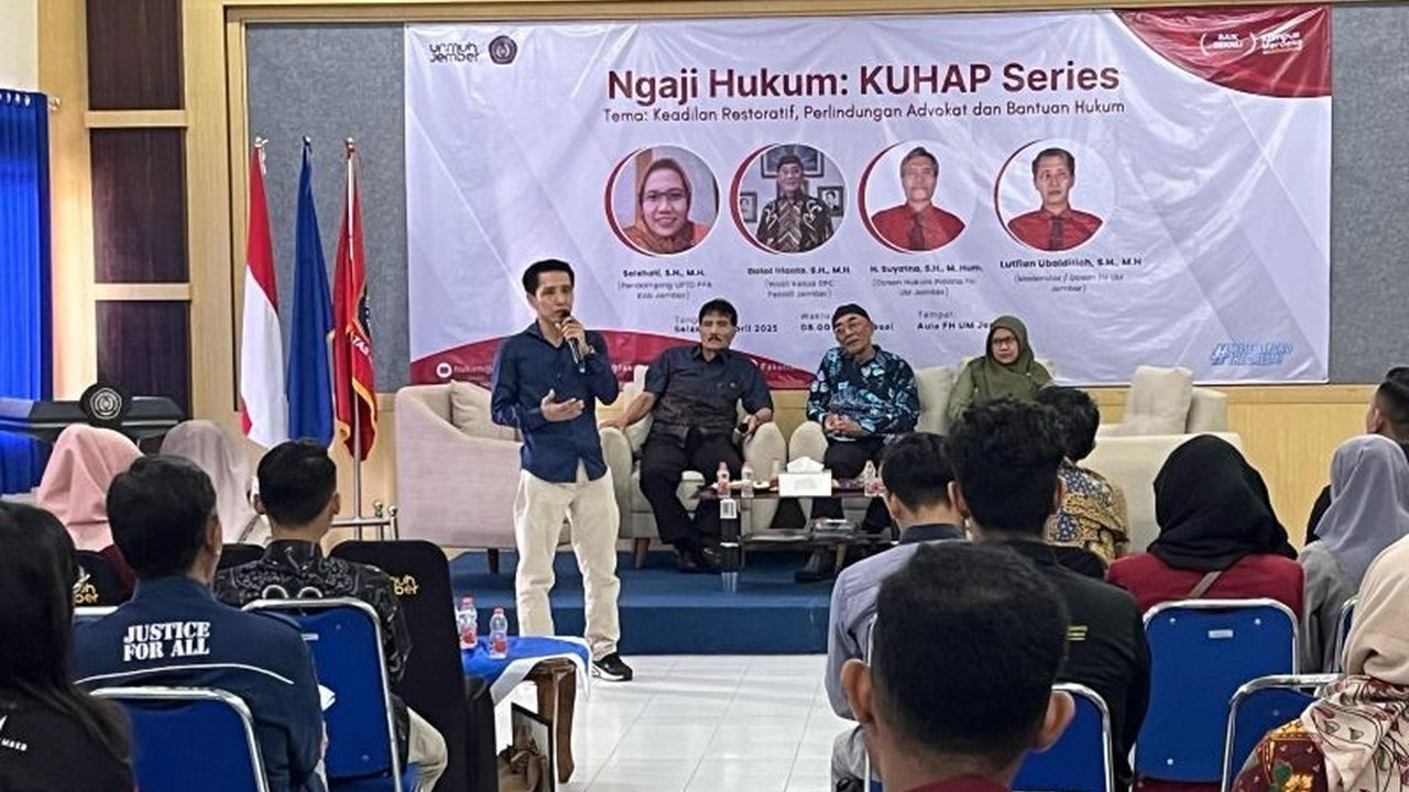 Fakultas Hukum Unmuh Jember menggelar 'Ngaji Hukum' untuk membahas implementasi keadilan restoratif dalam RUU KUHAP, melibatkan berbagai pihak dan menghasilkan masukan akademik untuk Komisi III DPR RI.