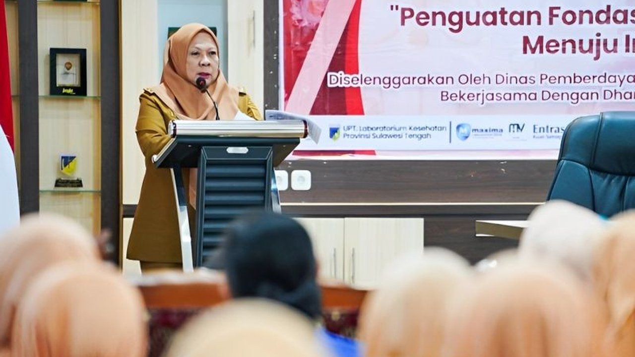 Wakil Gubernur Sulawesi Tengah mengajak Dharma Wanita Persatuan (DWP) Provinsi Sulteng aktif berkontribusi dalam pembangunan daerah dan mendukung visi Indonesia Emas 2045.