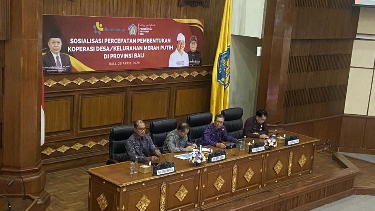 Pemprov Bali gencar membentuk Koperasi Desa Merah Putih di 716 desa/kelurahan, ditargetkan rampung pertengahan Mei untuk menunjang perekonomian masyarakat.