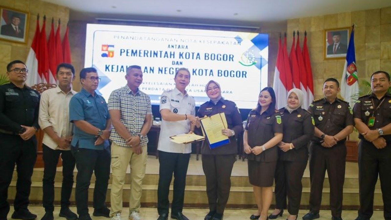 Pemkot Bogor dan Kejari Bogor resmi berkolaborasi dalam penyelesaian masalah hukum perdata dan tata usaha negara untuk percepatan pembangunan dan peningkatan pendapatan daerah.