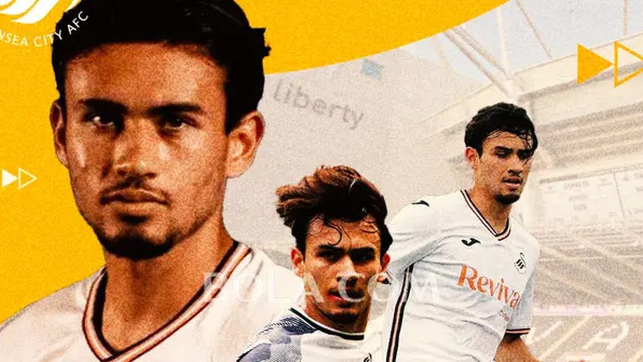 Swansea City - Ilustrasi Nathan Tjoe A-on (Bola.com/Adreanus Titus)
