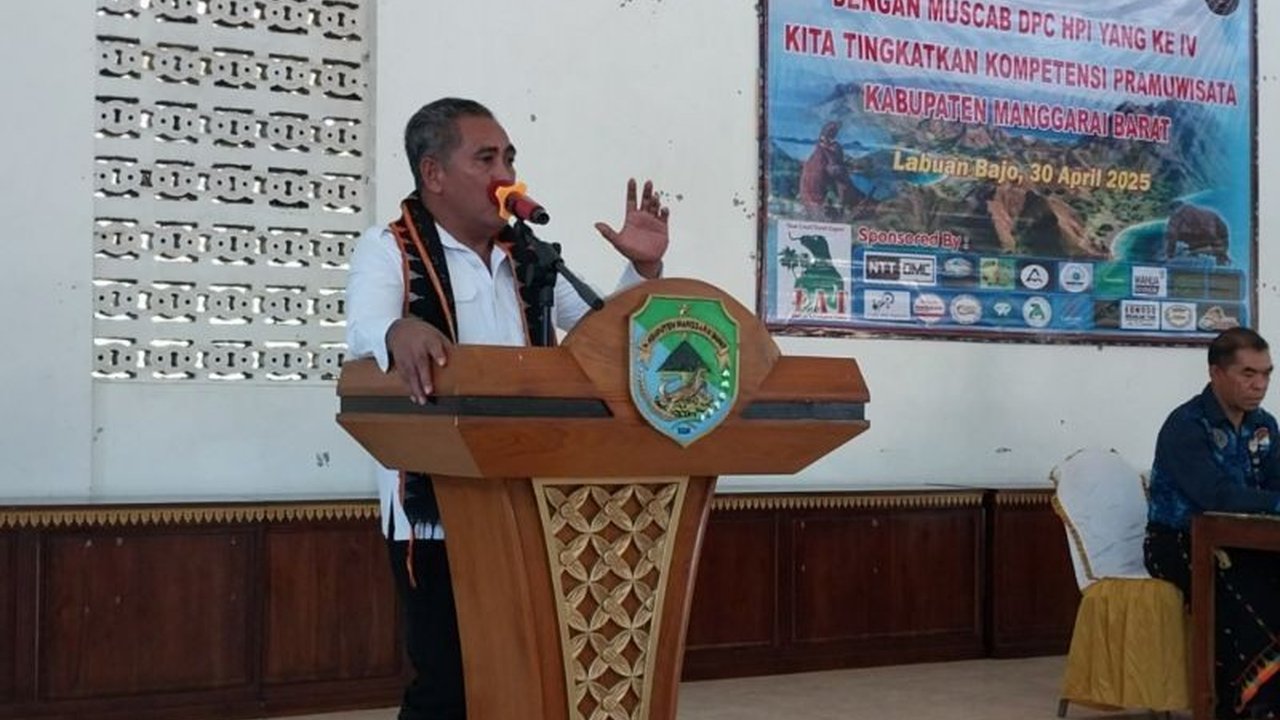 Bupati Manggarai Barat, Edistasius Endi, memberikan apresiasi kepada Himpunan Pramuwisata Indonesia (HPI) Cabang Manggarai Barat atas kontribusi besarnya dalam pengembangan sektor pariwisata Labuan Bajo yang kini mendunia.