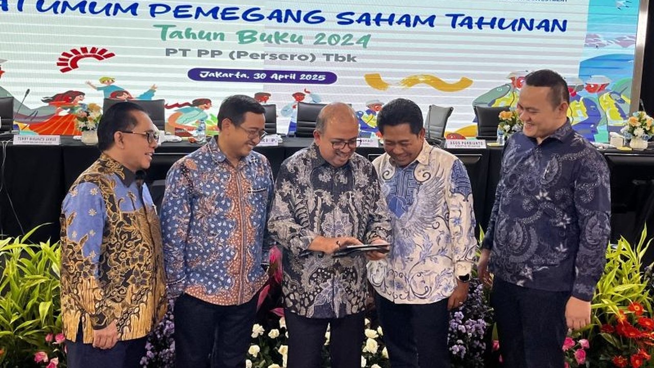 PT PP masih menunggu keputusan final dari BPI Danantara terkait rencana merger dengan WIKA,  sementara itu PT PP memutuskan untuk tidak membagikan dividen tahun ini guna memperkuat struktur keuangan.