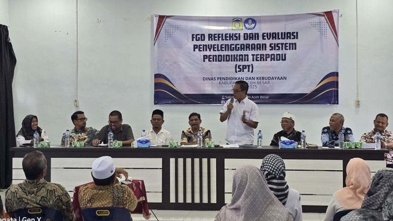 Disdikbud Aceh Besar Evaluasi Sistem Pendidikan Terpadu: Wujudkan Generasi Unggul dan Islami