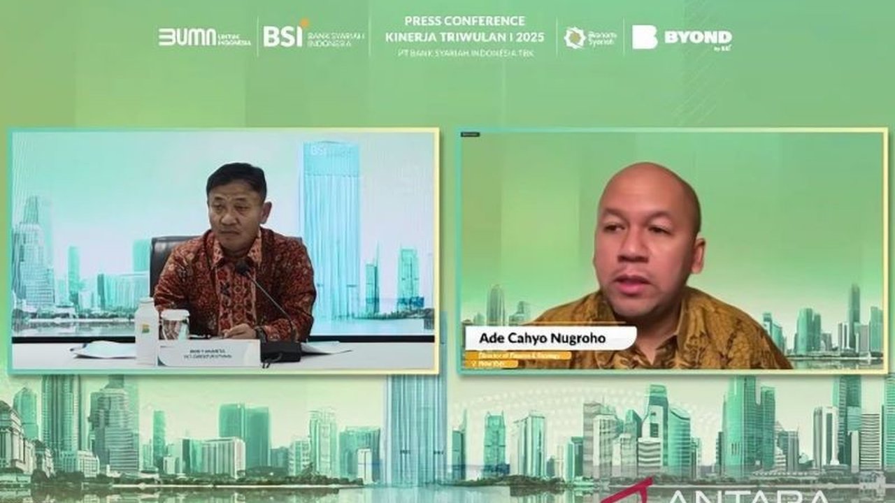 Bank Syariah Indonesia (BSI) berhasil membukukan laba bersih Rp1,87 triliun di kuartal pertama 2025, tumbuh 10,05 persen secara tahunan, didorong oleh pertumbuhan pembiayaan dan fee based income.