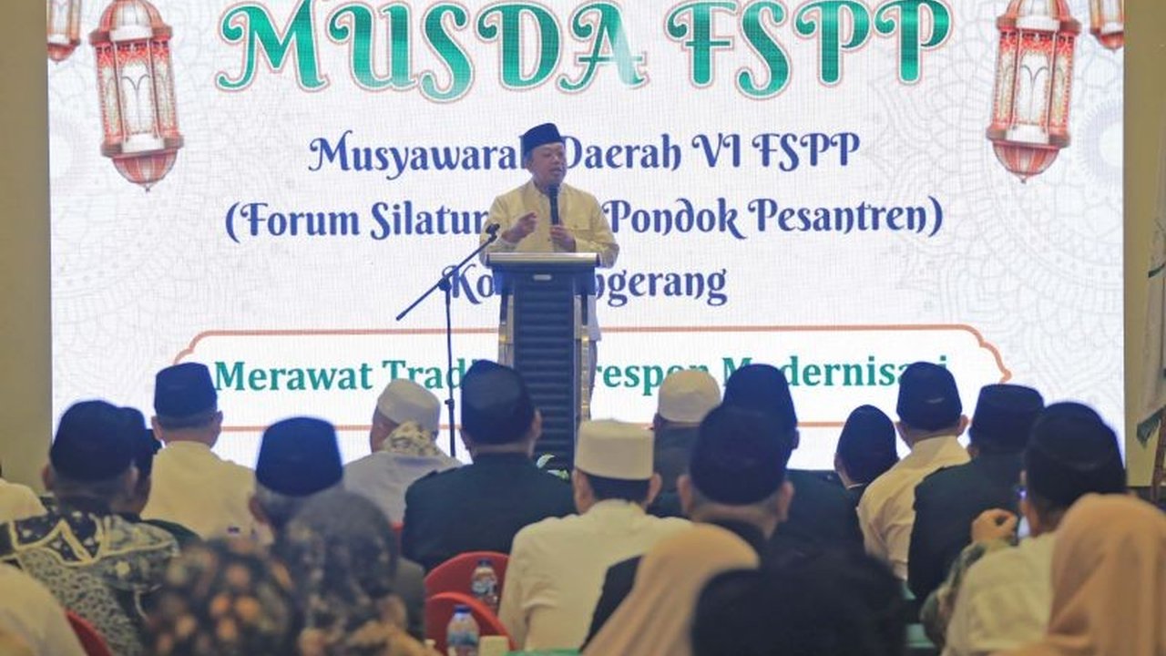 Menteri ATR/BPN Nusron Wahid dan Wali Kota Tangerang, Sachrudin, menekankan peran penting pesantren dalam mencetak pemimpin masa depan dan membentuk karakter generasi muda yang religius dan berdaya saing, hal ini dibahas dalam Musyawarah Daerah (MUSDA) VI