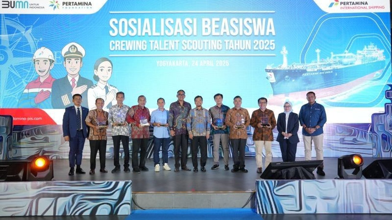 PT Pertamina International Shipping (PIS) dan Pertamina Foundation meluncurkan beasiswa Crewing Talent Scouting 2025 untuk mencetak pelaut unggul Indonesia yang siap bersaing di industri maritim global.