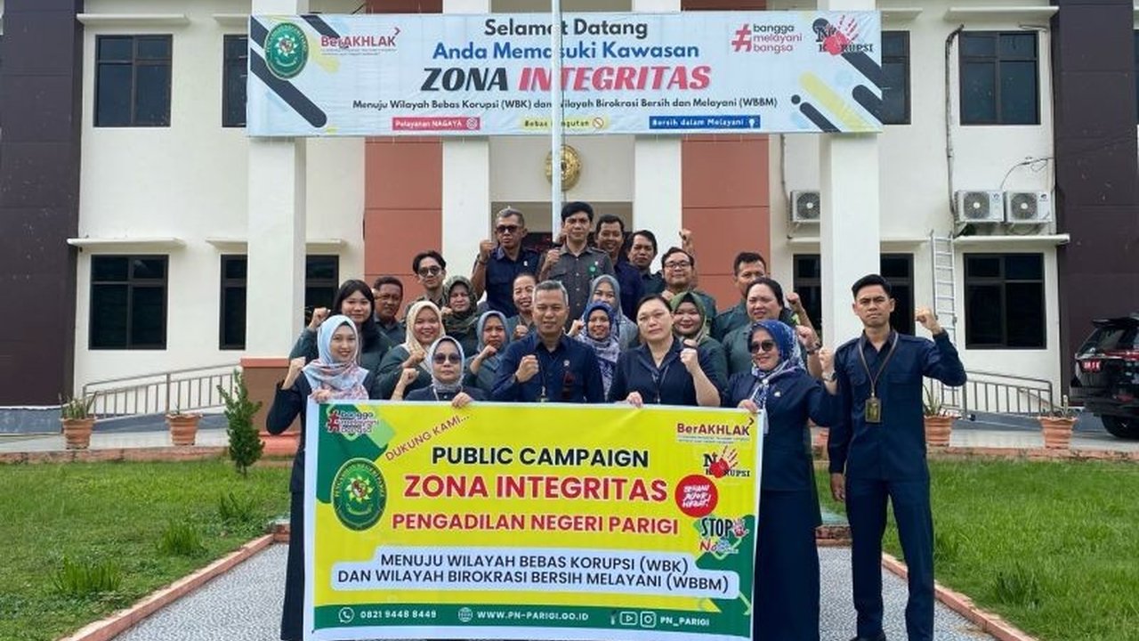 PN Parigi Gencarkan Kampanye Zona Integritas Menuju WBK
