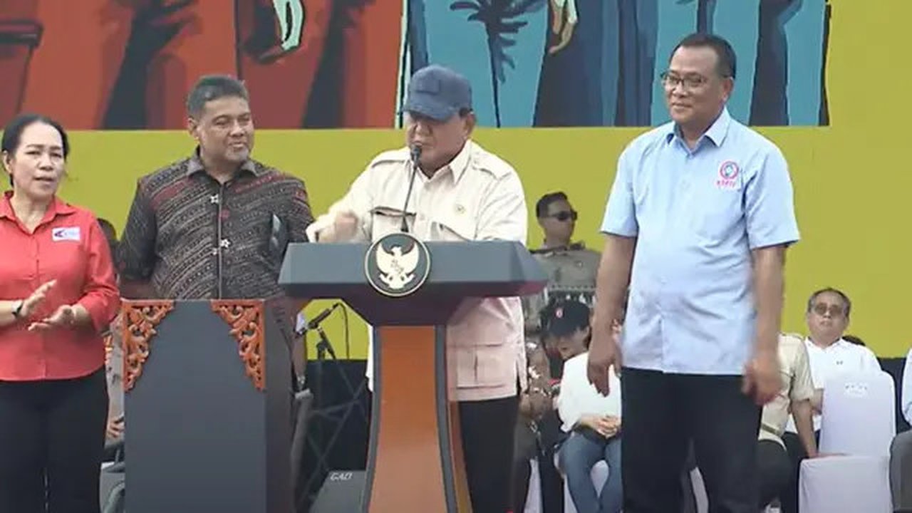 Said Iqbal dan Prabowo di May Day 2025