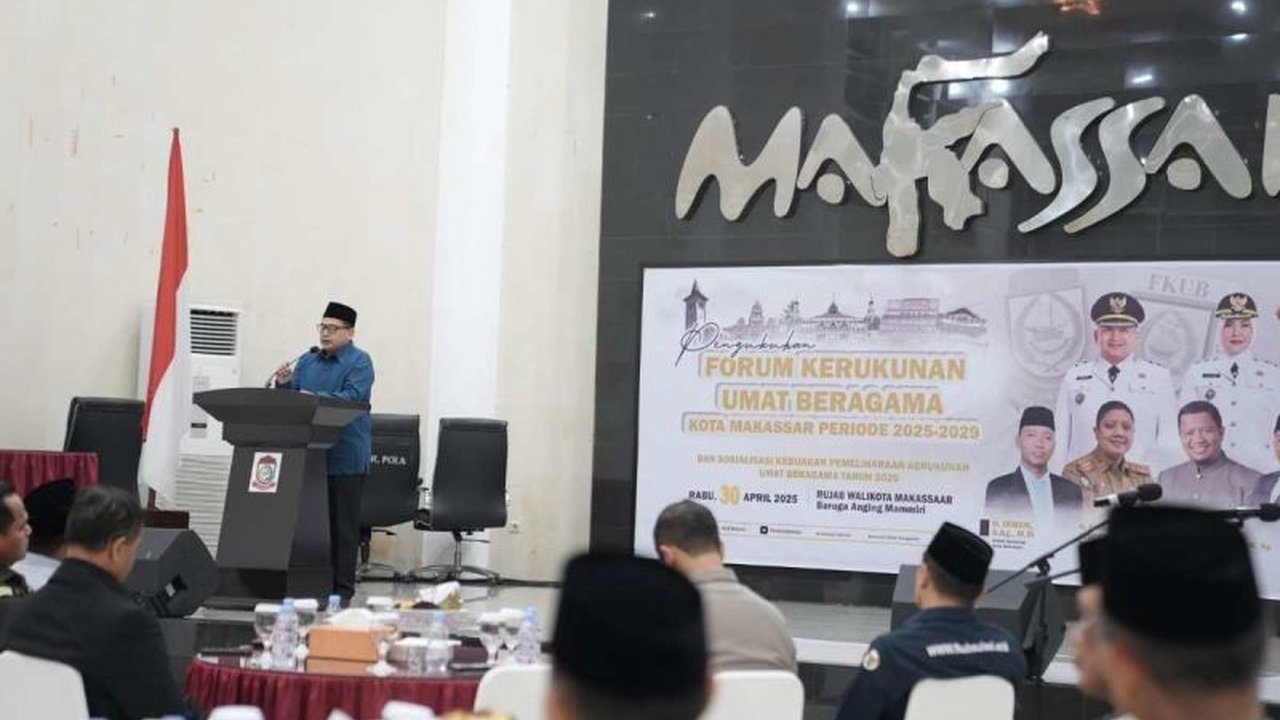 Wali Kota Makassar, Munafri Arifuddin, meminta Forum Kerukunan Umat Beragama (FKUB) untuk aktif menjaga toleransi dan keberagaman di Makassar serta bersinergi dengan pemerintah kota dalam mengatasi isu-isu sosial.