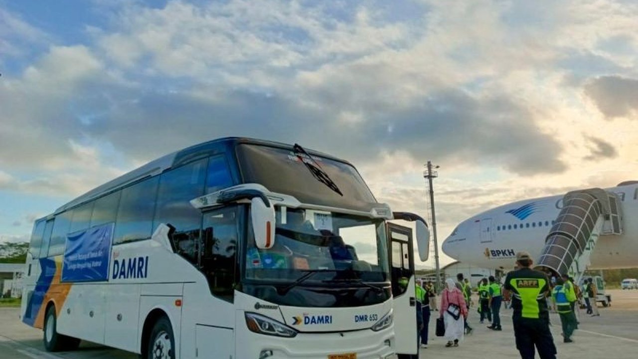 Damri Siap Angkut Hampir 89 Ribu Jamaah Haji 2025 dengan 64 Armada Bus