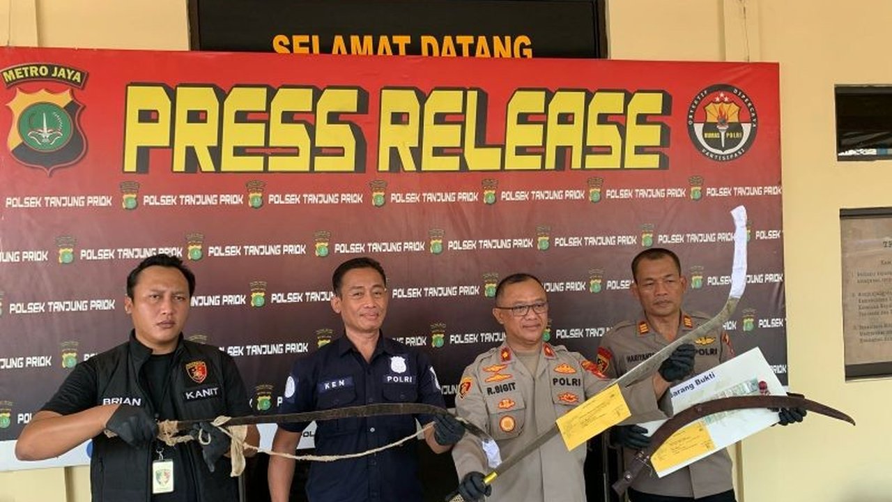 Tawuran di Jakut: Polisi Tangkap Dua Pelaku Pembacokan, Satu Korban Luka Parah