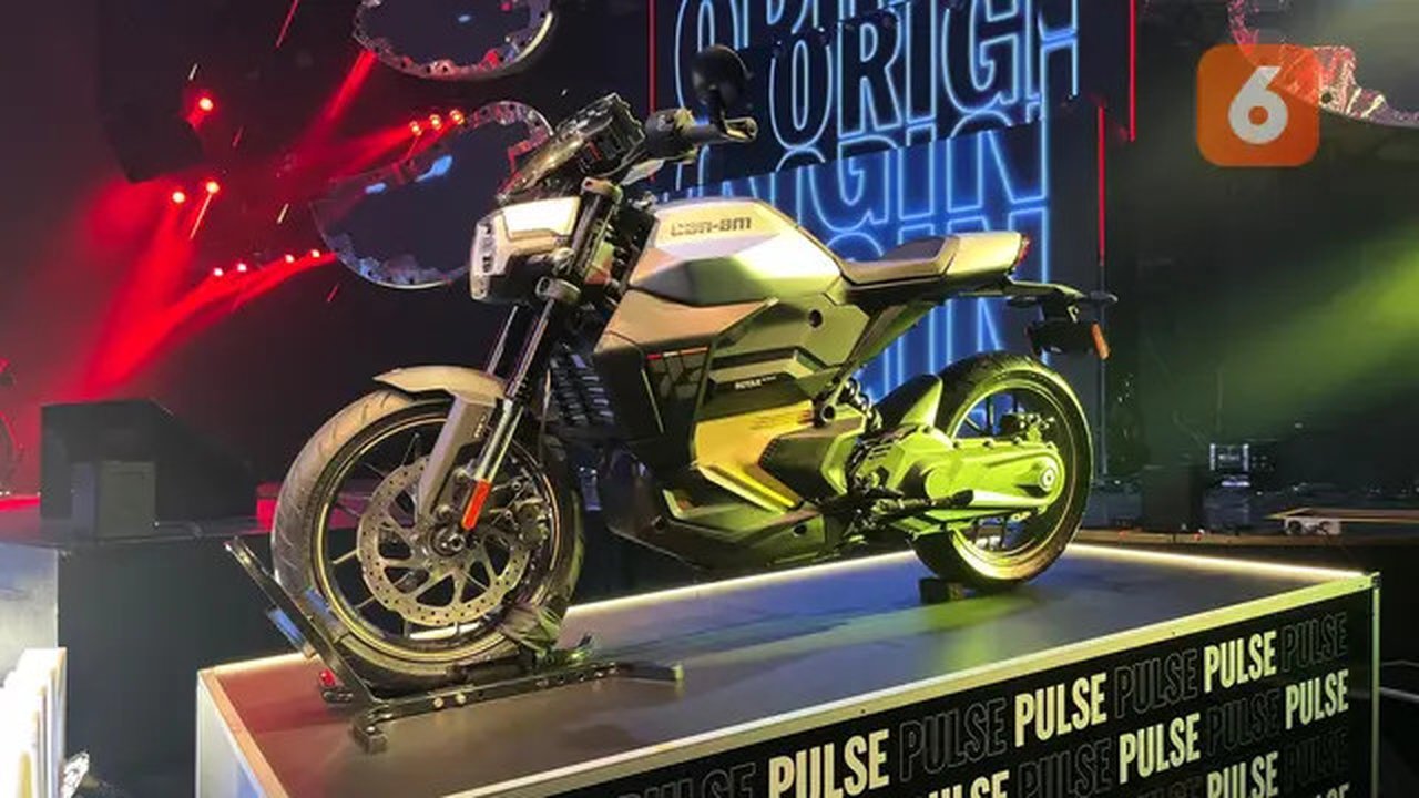 Can-Am Pulse meramaikan segmen motor listrik premium Tanah Air. (Liputan6.com/Septian Pamungkas)