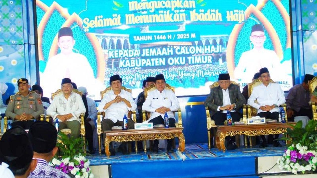 Pemerintah Kabupaten OKU Timur, Sumatera Selatan, siap memberangkatkan 367 calon haji kloter 3 menuju Asrama Haji Palembang, menandai dimulainya perjalanan suci mereka ke Tanah Suci.