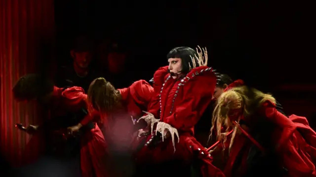 Konser Lady Gaga di Brasil. (Pablo PORCIUNCULA / AFP)