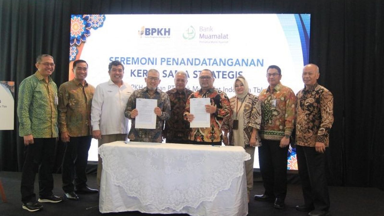 BPKH dan Bank Muamalat Indonesia Tbk teken kerja sama untuk meningkatkan layanan haji dan mengembangkan ekosistem ekonomi syariah di Indonesia.